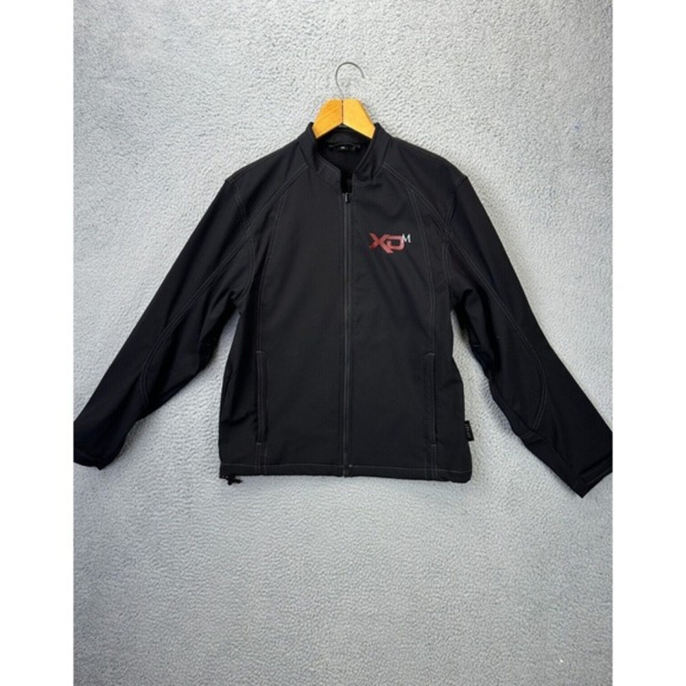 HMK Tech Jacket Mens Small Reissa Black Softshell Snowmobile Motorcycle Full Zip